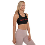 Red Bear Head Padded Sports Bra