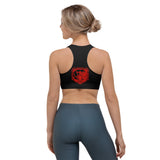 Red Bear Head Sports bra