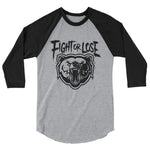 Thrash Bear 3/4 sleeve raglan shirt